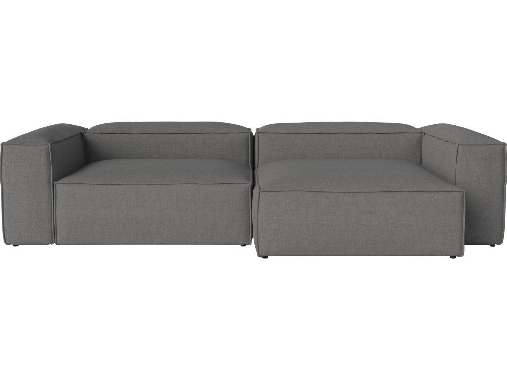 Modulová pohovka Cosima, 2 moduly s velkou lenoškou vpravo, hloubka 120 cm