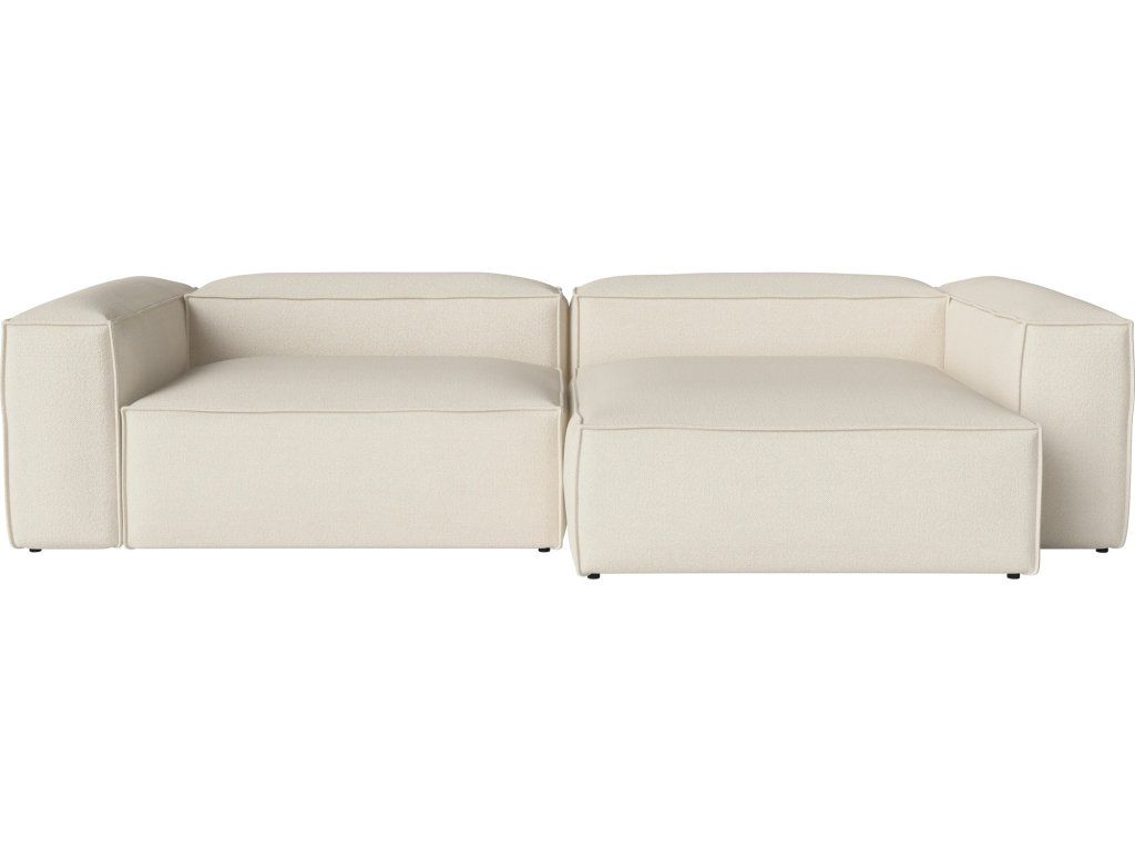 Modulová pohovka Cosima, 2 moduly s velkou lenoškou vpravo, hloubka 120 cm
