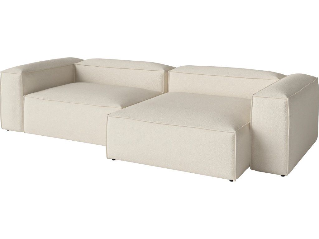 Modulová pohovka Cosima, 2 moduly s velkou lenoškou vpravo, hloubka 120 cm