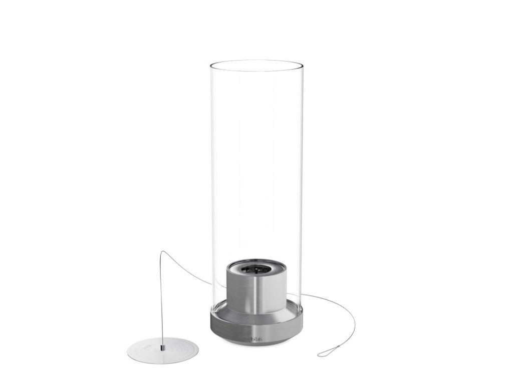 Stolní biokrb DANCE 1200, stříbrný